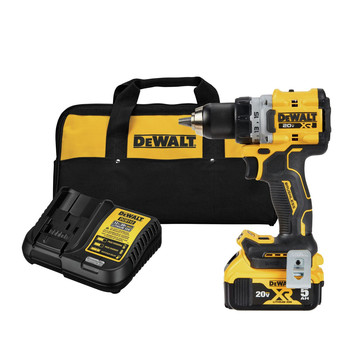 DRILL DRIVERS | Dewalt 20V MAX XR Brushless Lithium-Ion 1/2 in. Cordless Drill Driver Kit (5 Ah) - DCD800P1