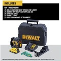 Measuring Tools | Dewalt DCLE34021D1 20V MAX Cordless Green Cross Line Laser Kit (2 Ah) image number 3