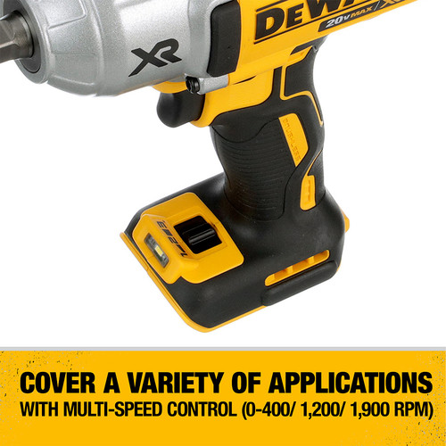 Dewalt 20V MAX XR Brushless Lithium Ion 1 2 in. Cordless Impact Wrench with Friction Ring Tool Only DCF899HB