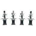 Milling Machines | JET JT9-351165 JMD-45VSPFT Variable Speed Geared Head Square Column Mill Drill with Power Downfeed, Newall DP500 2-Axis DRO and X-Axis Powerfeed image number 5