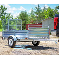  | Detail K2 MMT5X7G-DUG 5 ft. x 7 ft. Multi Purpose Utility Trailer Kits with Drive Up Gate (Galvanized) image number 2