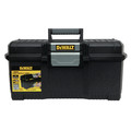 Cases and Bags | Dewalt DWST24082 11-1/3 in. x 24 in. x 11-1/3 in. One Touch Tool Box - Black image number 2
