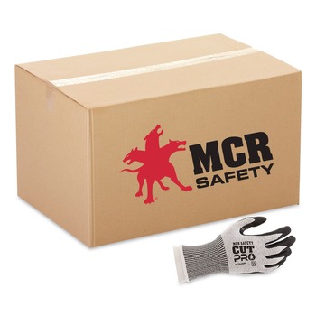 SAFETY EQUIPMENT | MCR Safety 92754BPL Cut Pro 92754BP Gloves - Large Black/Gray (1-Dozen)