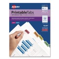 July Member-Exclusive Offer Save 10% off on One Item | Avery 16281 1.25 in. Wide 1/5-Cut Printable Plastic Tabs with Repositionable Adhesive - Assorted Colors (96/Pack) image number 0