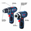  | Bosch CLPK22-120 12V Lithium-Ion 3/8 in. Drill Driver and Impact Driver Combo Kit image number 8
