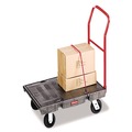  | Rubbermaid Commercial FG443600BLA 24 in. x 48 in. 2000 lbs. Capacity Heavy-Duty Platform Truck Cart - Black image number 3