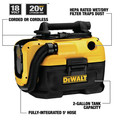 Wet / Dry Vacuums | Dewalt DCV581H 20V MAX Cordless/Corded Lithium-Ion Wet/Dry Vacuum (Tool Only) image number 7