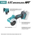 Cut Off Grinders | Makita XCM01Z 18V LXT Brushless Lithium‑Ion Cordless 3 in. Cut‑Off Tool (Tool Only) image number 12