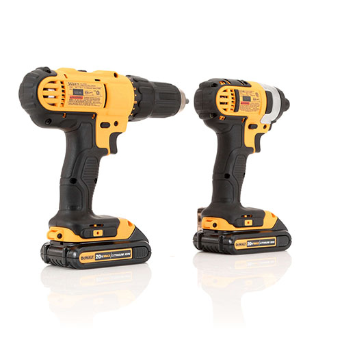 Dewalt DCK240C2 20V MAX Compact Lithium Ion 1 2 in. Cordless Drill