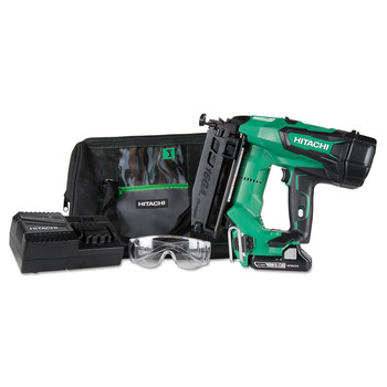 Hitachi 18V 3.0 Ah Cordless Lithium-Ion Brushless 2-1/2 in. 16 Gauge Straight Brad Nailer - NT1865DM