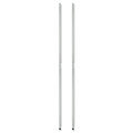 July Member-Exclusive Offer Save 10% off on One Item | Alera ALESW59PO36SR 36 in. Stackable Posts for Wire Shelving - Silver (4/Pack) image number 1