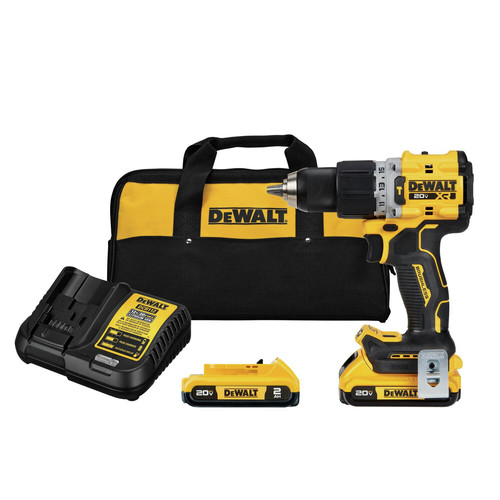 Hammer Drills | Dewalt DCD805D2 20V MAX XR Brushless Lithium-Ion 1/2 in. Cordless Hammer Drill Driver Kit with 2 Batteries (2 Ah) image number 0