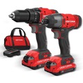  | Factory Reconditioned Craftsman CMCK200C2R 20V Variable Speed Lithium-Ion 1/2 in. Cordless Drill Driver and 1/4 in. Impact Driver Combo Kit with 2 Batteries (1.3 Ah) image number 0