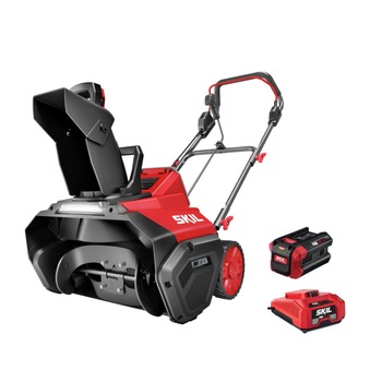 Skil PWRCore 40 Brushless Lithium-Ion 20 in. Cordless Single Stage Snow Blower Kit (6 Ah) - SB2001C-10