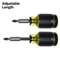 Screwdrivers | Klein Tools 32308 8-in-1 Multi-Bit Adjustable Magnetic Stubby Impact-Rated Screwdriver image number 22