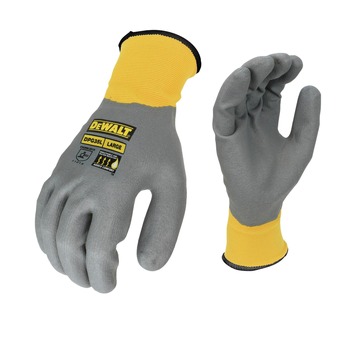 WORK GLOVES | Dewalt Full Dip Water-resistant Breathable Work Gloves - Medium (12/Carton) - DPG35M