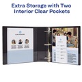 July Member-Exclusive Offer Save 10% off on One Item | Avery 19700 11 in. x 8.5 in. 3 Rings 2 in. Capacity Showcase Economy View Binders with Slant Rings - Black image number 3