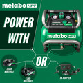 Portable Air Compressors | Metabo HPT EC36DAQ4M MultiVolt 36V 2 Gallon Cordless Air Compressor (Tool Only) image number 2