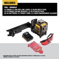 Clearance Center | Dewalt DW089LR 12V MAX 3 x 360 Degrees Red Line Laser image number 1