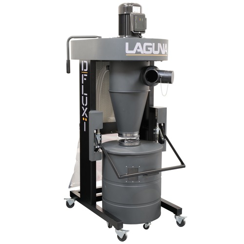 Dust Collectors | Laguna Tools MDCDF1 D|Flux: I 110V 1.5 HP 20 Gallon Hign-Efficiency 2-Stage Cyclone Separator Dust Collector with 1 Micron Filter Canister image number 0