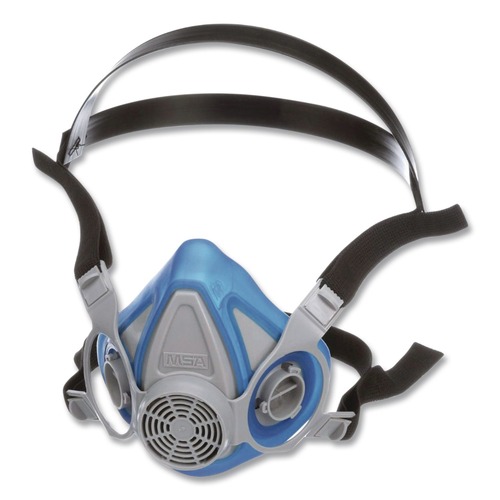  | MSA 815692 Advantage 200 LS Respirator with 2-Piece Neckstrap - Medium, Blue image number 0