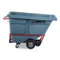 Customer Appreciation Sale! Save up to $60 on Select Tools | Rubbermaid Commercial 2192466 0.5 cu yd BRUTE DURATILT Frame Tilt Truck Standard Duty 850 lb Capacity Gray image number 3