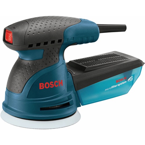Holideals Day 7! Spread Cheer With Savings on DIY Essentials! | Factory Reconditioned Bosch ROS20VSC-RT 5 in.  VS Palm Random Orbit Sander Kit with Canvas Carrying Bag image number 0