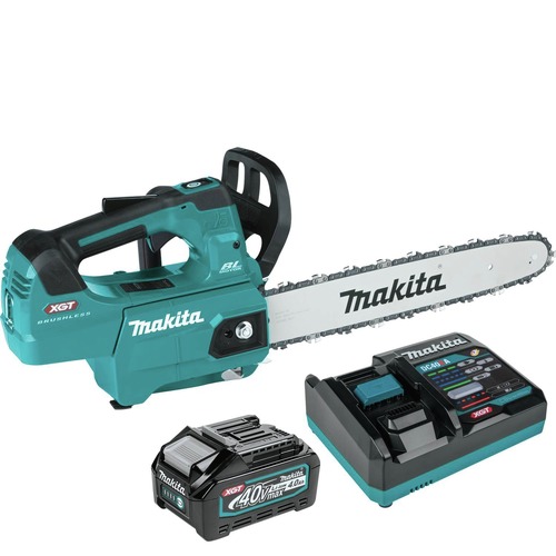Clearance Center | Makita GCU02M1 40V MAX XGT Brushless Lithium-Ion Cordless 14 in. Top Handle Chain Saw Kit (4 Ah) image number 0