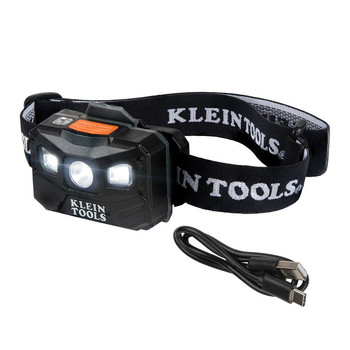 LIGHTING | Klein Tools 400 Lumens Rechargeable Headlamp with Fabric Strap - 56048
