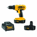 Drill Drivers | Dewalt DC970K-2 18V Cordless 1/2 in. Adjustable Clutch Drill Driver Kit image number 1