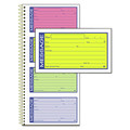 July Member-Exclusive Offer Save 10% off on One Item | Adams SC1153RB 4.75 x 2.75 Two-Part Carbonless Wirebound Telephone Book with Multicolored Messages, 200 Forms Total image number 1