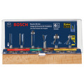  | Bosch RBS006 1/4 in. Shank Carbide-Tipped Multi-Purpose 6-Piece Router Bit Set image number 1