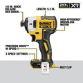 Combo Kits | Dewalt DCK494P2 20V MAX XR Brushless Lithium-Ion Cordless 4-Tool Combo Kit(5 Ah) image number 12