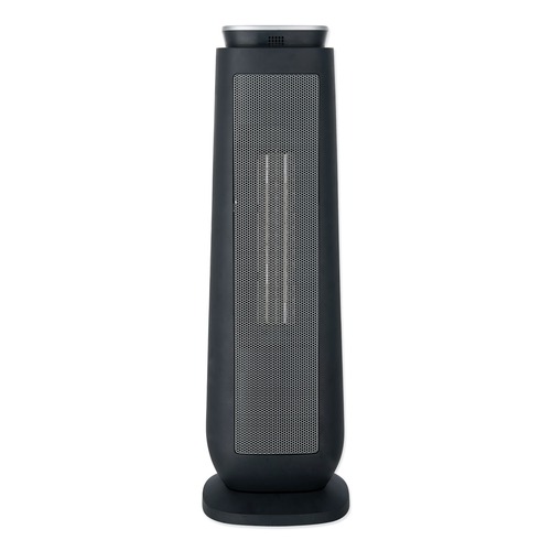 July Member-Exclusive Offer Save 10% off on One Item | Alera HECT24 1500 W 7.17 in. x 7.17 in. x 22.95 in. Ceramic Heater Tower with Remote Control - Black image number 0