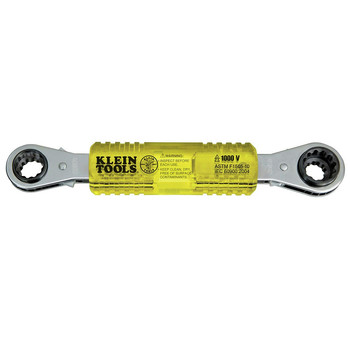 RATCHETING WRENCHES | Klein Tools 4-in-1 Lineman's Insulating Box Wrench - KT223X4-INS