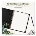 July Member-Exclusive Offer Save 10% off on One Item | Avery 11582 11 in. x 8.5 in. 12-Tab Index Maker EcoFriendly Print and Apply Clear Label Dividers - White (5 Sets/Pack) image number 2