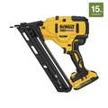 Finish Nailers | Dewalt DCN650D1 20V MAX XR Brushless Lithium-Ion Cordless 15 Gauge Angled Finish Nailer Kit (2 Ah) image number 12