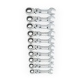 Combination Wrenches | GearWrench 9550 10-Piece 12-Point Metric Stubby Flex Combo Ratcheting Wrench Set image number 1