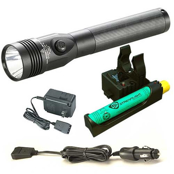 FLASHLIGHTS | Streamlight Stinger LED HL Rechargeable Flashlight with Charger and PiggyBack (Black) - 75434