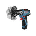Holideals Day 7! Spread Cheer With Savings on DIY Essentials! | Factory Reconditioned Bosch GSR12V-300FCB22-RT Flexiclick 12V Max EC Brushless Lithium-Ion 5-In-1 Cordless Drill Driver System Kit with 2 Batteries (2 Ah) image number 9