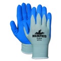 Work Gloves | MCR Safety 96731L Memphis Flex Seamless Nylon Knit Gloves - Large, Blue/Gray (1-Dozen) image number 1