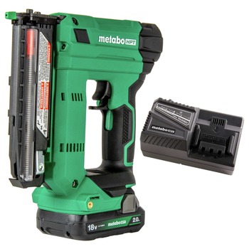 NAILERS AND STAPLERS | Metabo HPT 18V MultiVolt Lithium-Ion 23-Gauge Cordless Pin Nailer Kit (2 Ah) - NP1835DAM