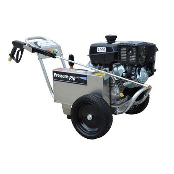 PRESSURE WASHERS | Pressure-Pro Eagle II Series 4000 PSI 4 GPM Belt Drive GP-EZ Pump Kohler CH440 Cold Water Gas Pressure Washer - EB4040KG-20