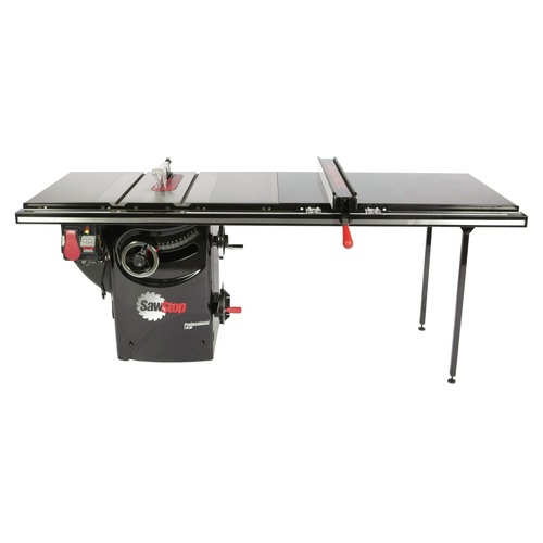 Table Saws | SawStop PCS175-TGP252 110V Single Phase 1.75 HP 14 Amp 10 in. Professional Cabinet Saw with 52 in. Professional Series T-Glide Fence System image number 0