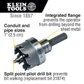 Hole Saws | Klein Tools 31860 1-3/8 in. Carbide Hole Cutter image number 6