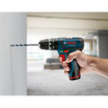 Hammer Drills | Bosch PS130-2A 12V MAX Lithium-Ion Ultra Compact 3/8 in. Cordless Hammer Drill Kit (2 Ah) image number 5