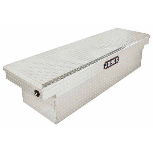 Crossover Truck Boxes | JOBOX PAC1580000 Aluminum Single Lid Full-size Crossover Truck Box - Bright image number 0