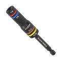 Impact Sockets | Klein Tools 651QS Quad Socket, 4 Sizes in 1 Socket, 4-in-1 Color Coded SAE Impact Rated, Heavy Duty, 1/4-Inch Drive, 3-1/2-Inch Shaft image number 0