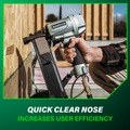 Pneumatic Crown Staplers | Metabo HPT N5008AC2M 16-Gauge 7/16 in. Standard Crown Stapler image number 8