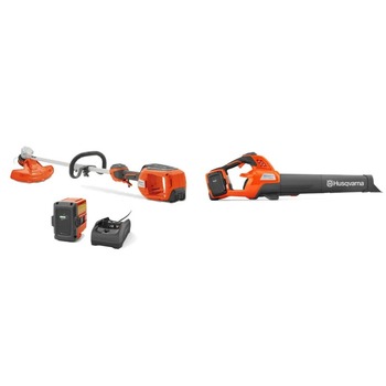 OUTDOOR POWER COMBO KITS | Husqvarna 36V 320iL Weed Eater and 230iB Leaf Blower Bundle Kit (4 Ah) - 970806701